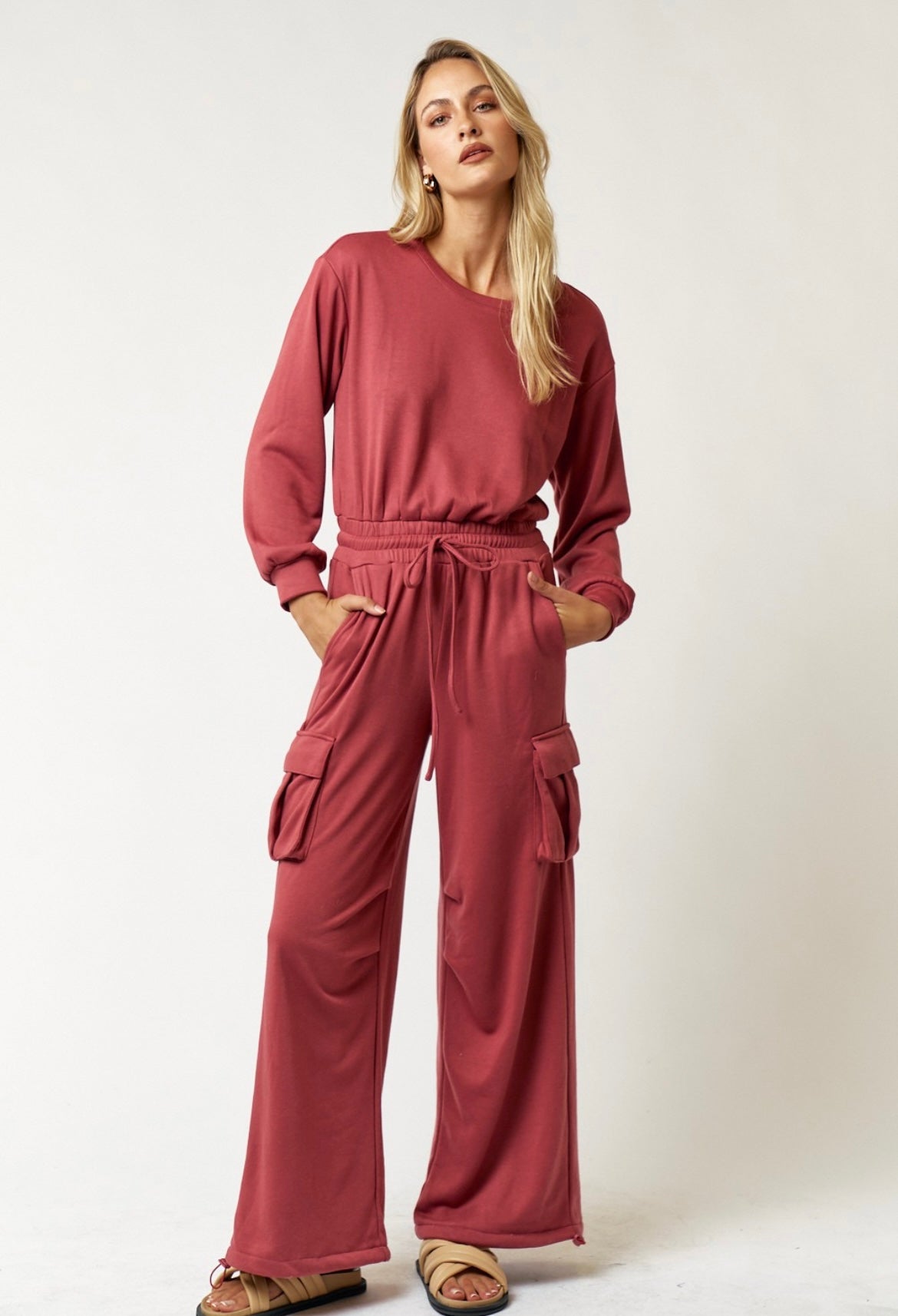 Crimson Jumpsuit