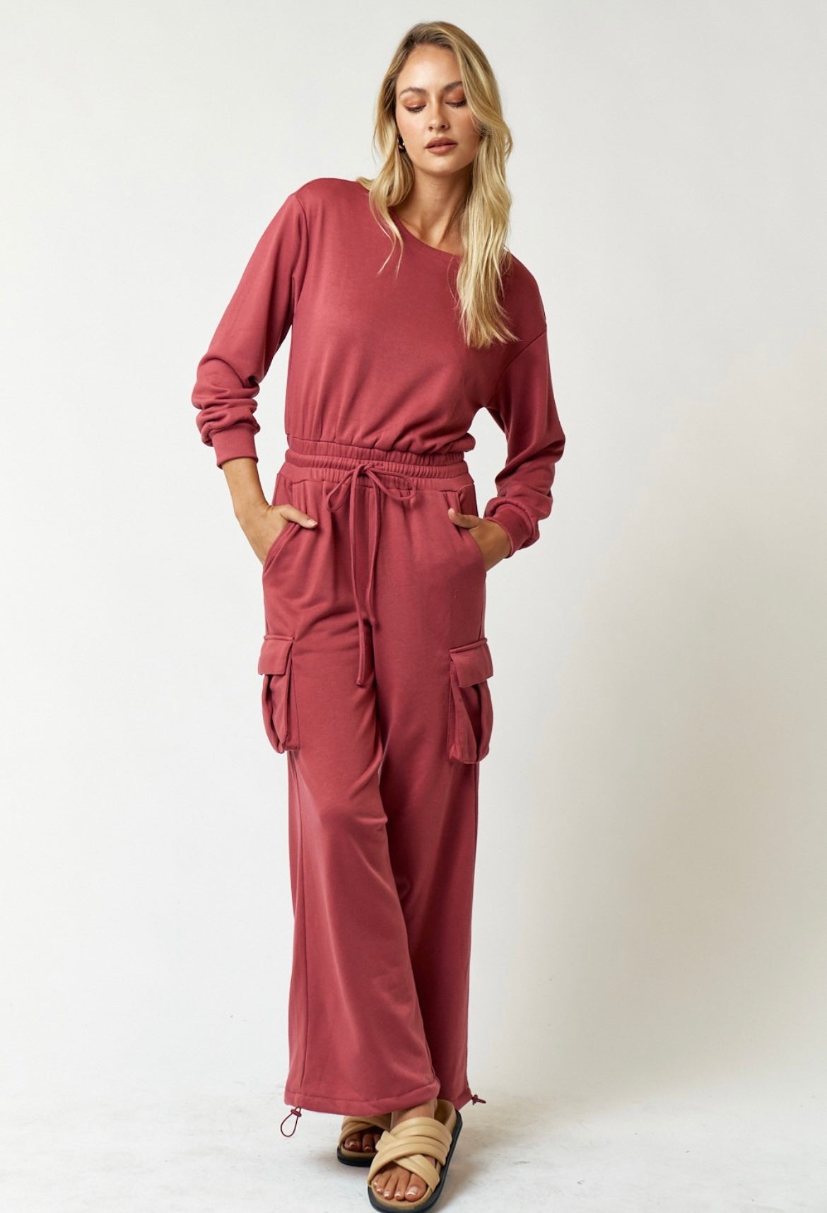 Crimson Jumpsuit