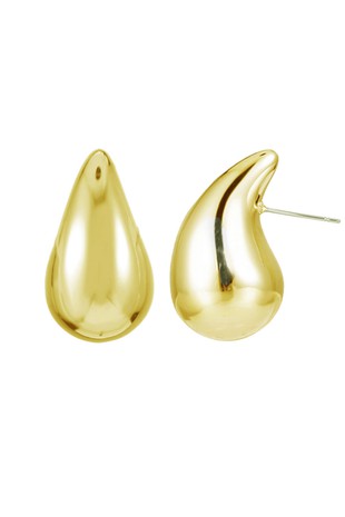 Gold Teardrop Earrings